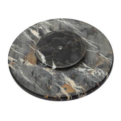 Black and Gold Marble Lazy Susan | Marmore