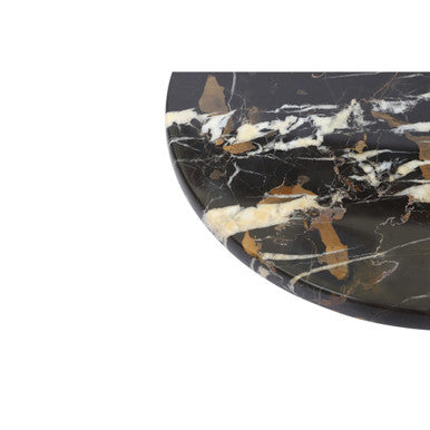 Black and Gold Marble Lazy Susan | Marmore