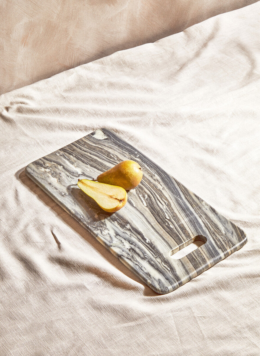 Rectangular Black Marble Chopping and Serving Board | Marmore