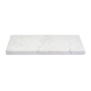 White Marble Rectangular Chopping or Serving Board | Salerno