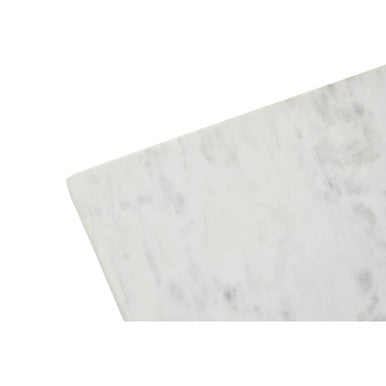 White Marble Rectangular Chopping or Serving Board | Salerno