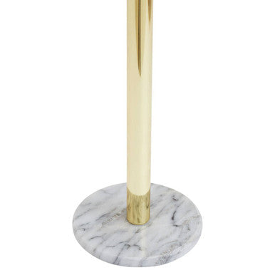 Gold and White Marble Toilet Roll Holder | Linnea