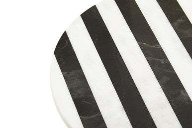 Small Black and White Marble Round Cake Stand | Soma