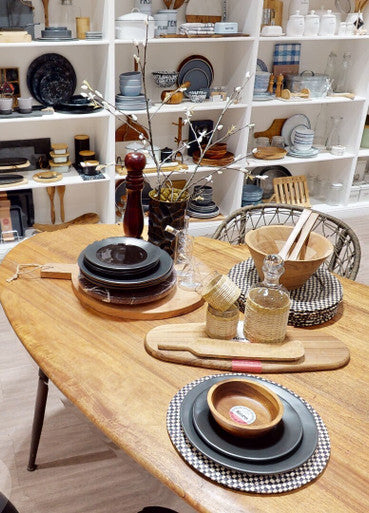 Red Marble Lazy Susan | Salmo