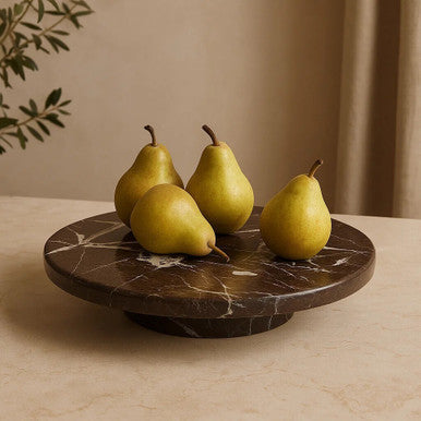 Red Marble Lazy Susan | Salmo