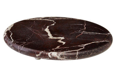 Red Marble Round Chopping and Serving Board | Salmo