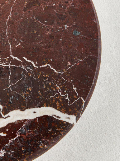 Red Marble Round Chopping and Serving Board | Salmo