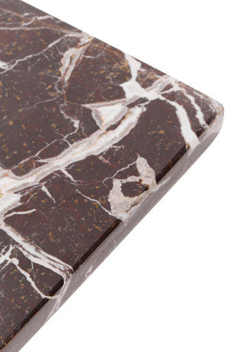 Rectangular Red and White Marble Chopping and Serving Board | Salmo
