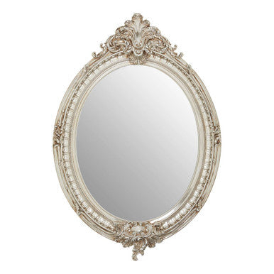 Champagne Oval Framed Wall Mirror | Juliet