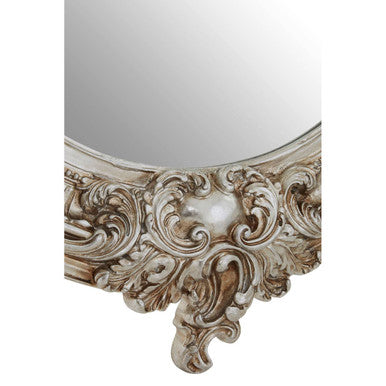 Champagne Oval Framed Wall Mirror | Juliet