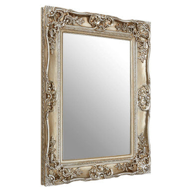 Adelere Champagne Finish Foliage Wall Mirror