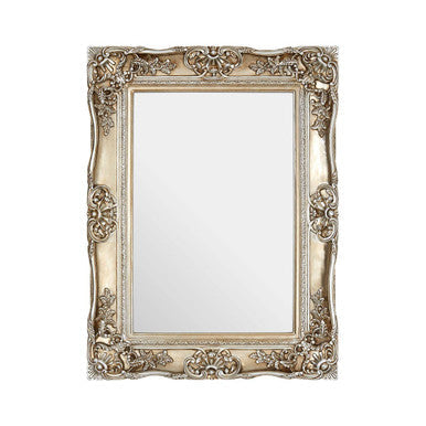 Adelere Champagne Finish Foliage Wall Mirror