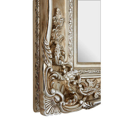 Adelere Champagne Finish Foliage Wall Mirror