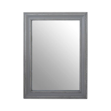 Grey Frame Rectangular Wall Mirror | Henley