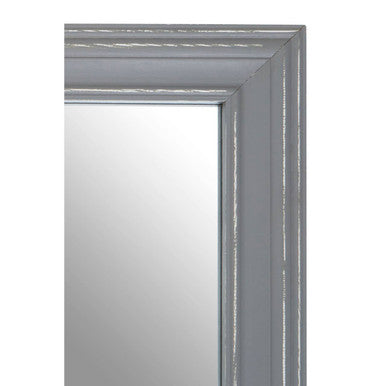 Grey Frame Rectangular Wall Mirror | Henley