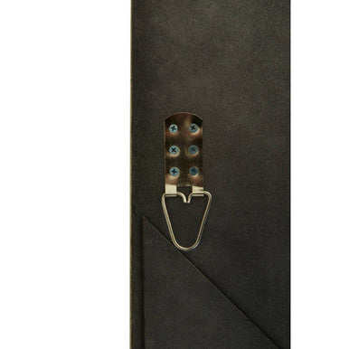 Black and Silver Rectangle Wall Mirror | Camila