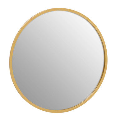Gold Finish Wall Mirror | Saska