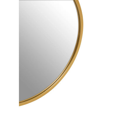 Gold Finish Wall Mirror | Saska
