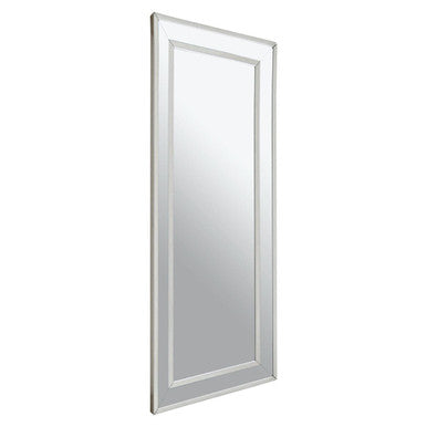 Rectangular Wall Mirror with Silver Finish Frame | Yula