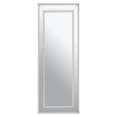 Rectangular Wall Mirror with Silver Finish Frame | Yula