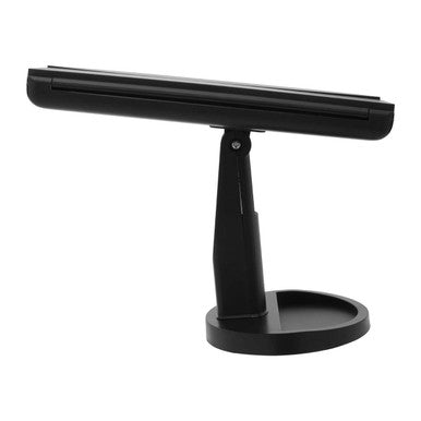 Tri Fold Black LED Table Mirror | Cassini