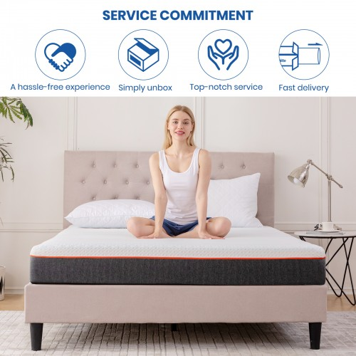 Good Night Comfort Memory Foam Mattress – 16cm Thick Pressure Relief Mattress with Cooling Foam & Supportive 3-Layer Design - Small Double Bed