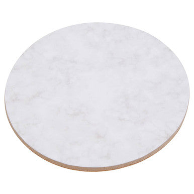 6 Piece Marble Effect Assorted Cork Coasters | Mimo