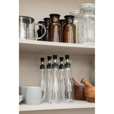 Apothecary Amber Glass Large Reagent Bottle with Lid 1000ml