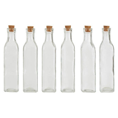 Set of 6 Glass Bottles | Tromso