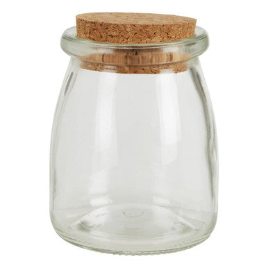 Set of 6 Round Glass Jars | Tromso