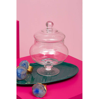 Clear Glass Candy Small Storage Jar | Olivia