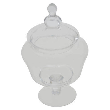 Clear Glass Candy Large Storage Jar | Olivia