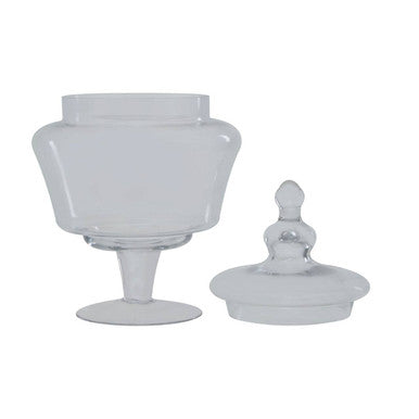 Clear Glass Candy Large Storage Jar | Olivia