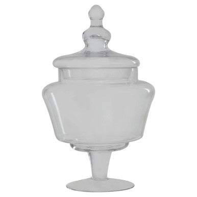 Clear Glass Candy Large Storage Jar | Olivia