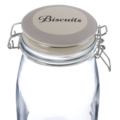 Biscuit Glass Storage Jar 1500ml | Diego