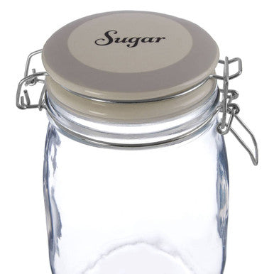 Sugar Glass Storage Jar 1000ml | Diego