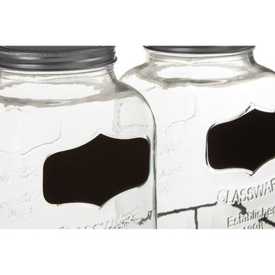 Set of 2 Drink Dispensers with Stand | Grocer