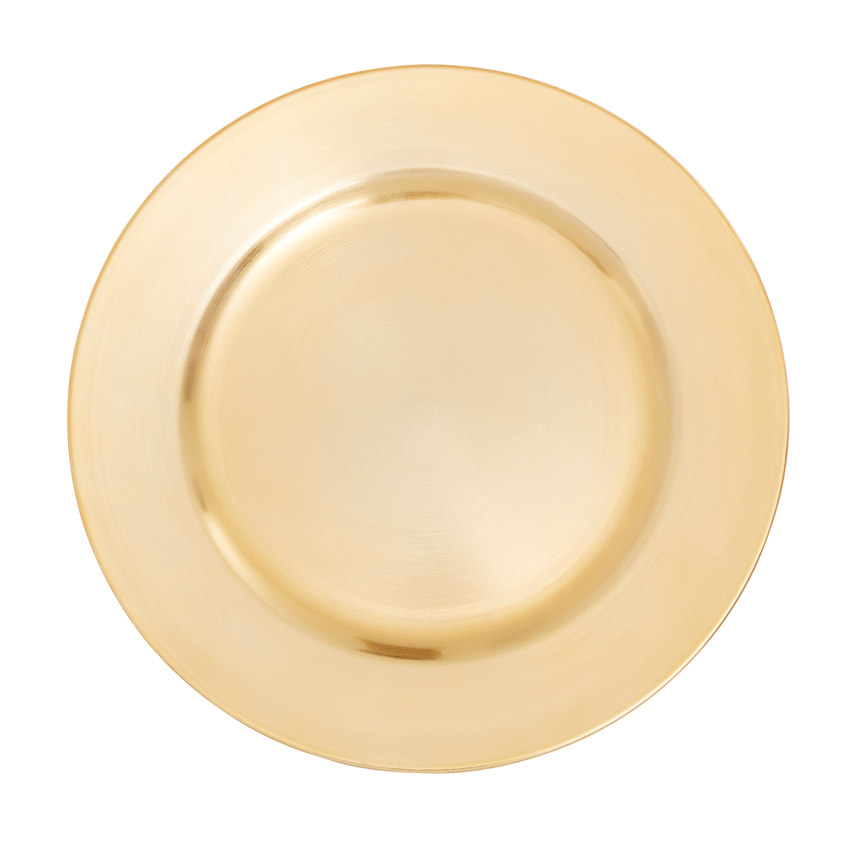 Flat Gold  Charger Plate | Dia