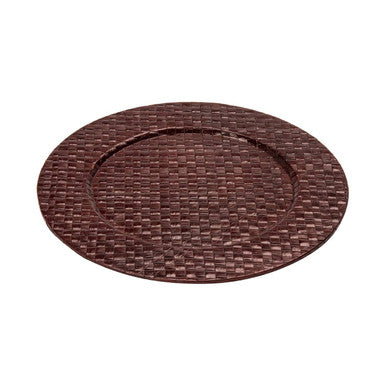 Brown Charger Plate | Pandanus