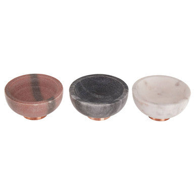 Set of 3 Marble Dipping Bowls | Monzaro