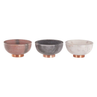 Set of 3 Marble Dipping Bowls | Monzaro