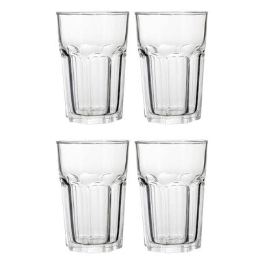 Set of Four Glass Tumblers 500ml | Euri