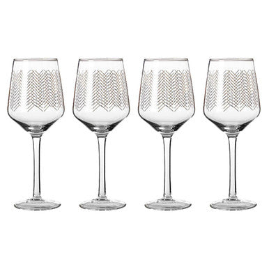 Set of Four Wine Glasses | Jazz