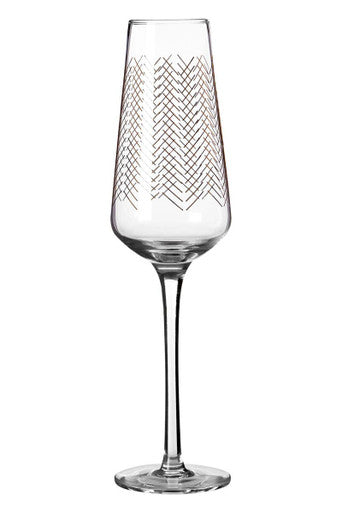 Set of Four Champagne Glasses | Jazz