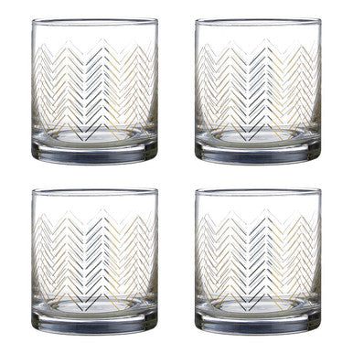Set of Four Tumbler Glasses | Jazz