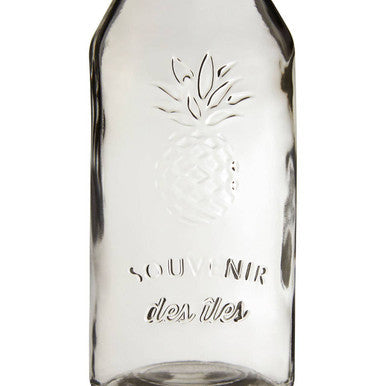 Clear Glass Embossed Pineapple Design 1000Ml Carafe | Dayla