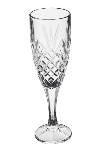 Set Of 4 Crystal  Champagne Glasses | Beaufort