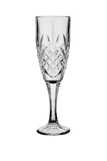 Set Of 4 Crystal  Champagne Glasses | Beaufort
