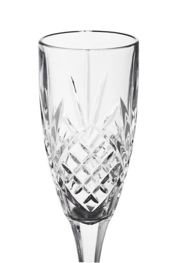 Set Of 4 Crystal  Champagne Glasses | Beaufort