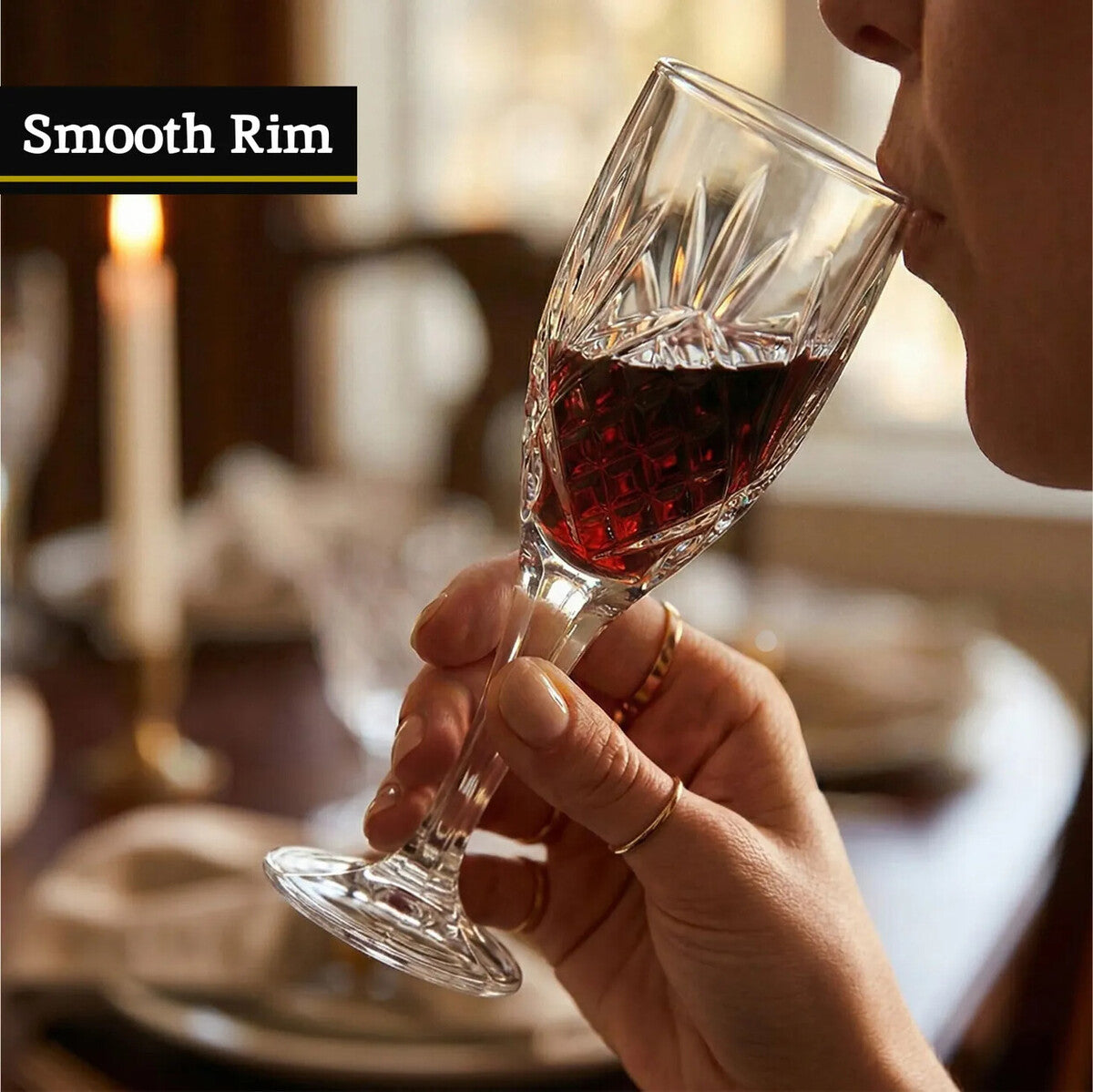 Crystal Wine Glasses Set of Four | Beaufort